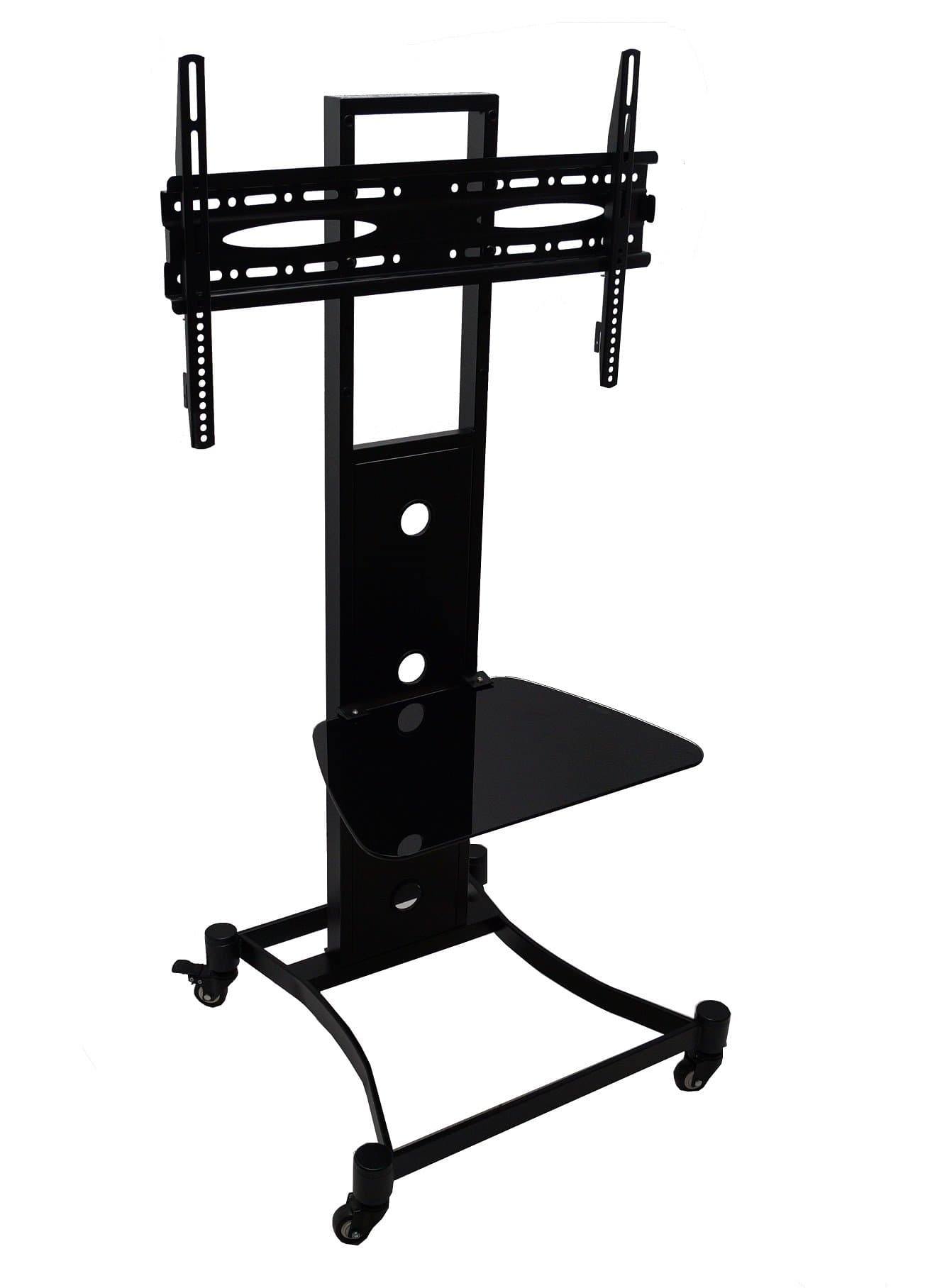 MountRight Trolley TV Display Stand With Bracket - Includes Castors (wheels) For 32" up to 60" Inch LED, LCD & Plasma Screens