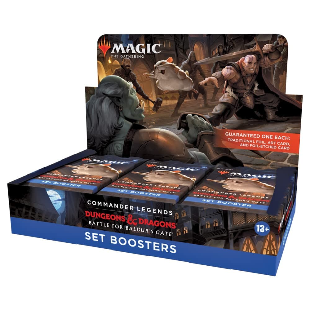 Magic The Gathering Commander Legends: Battle for Baldur's Gate Set Booster Box 18 Packs 270 Cards