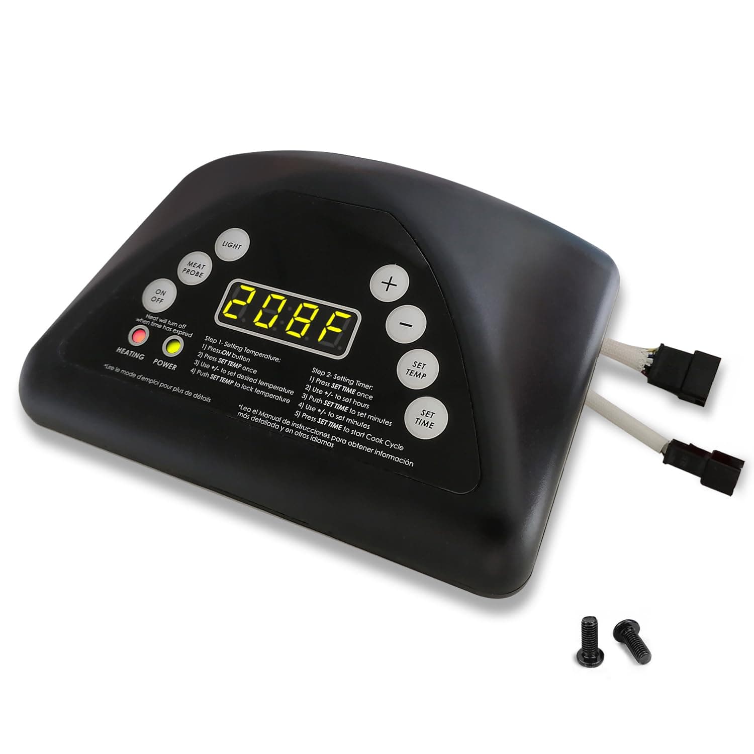 Digital Control Panel Replacement Parts 9907100001, Compatible with Masterbuilt 20070211/20070411/ 20070311/20072614/ 20071111/20071011/ MB Top Controller Electric Smoker