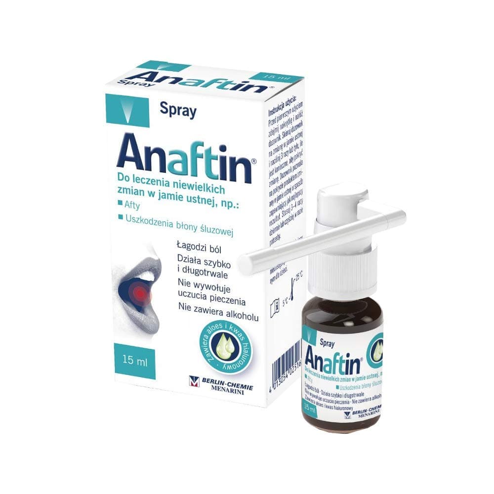 Anaftin spray, 15 ml, Sinclair Pharma