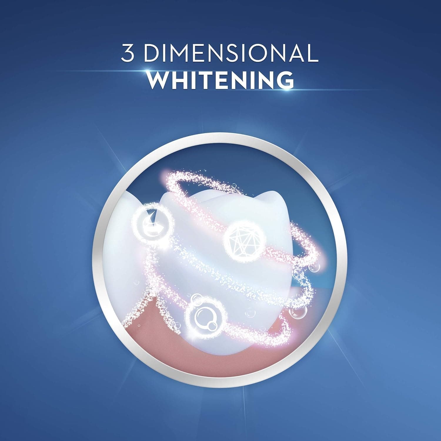 Crest 3D White Vivid Fluoride Anticavity Toothpaste-Radiant Mint-0.85 oz, 3 pk