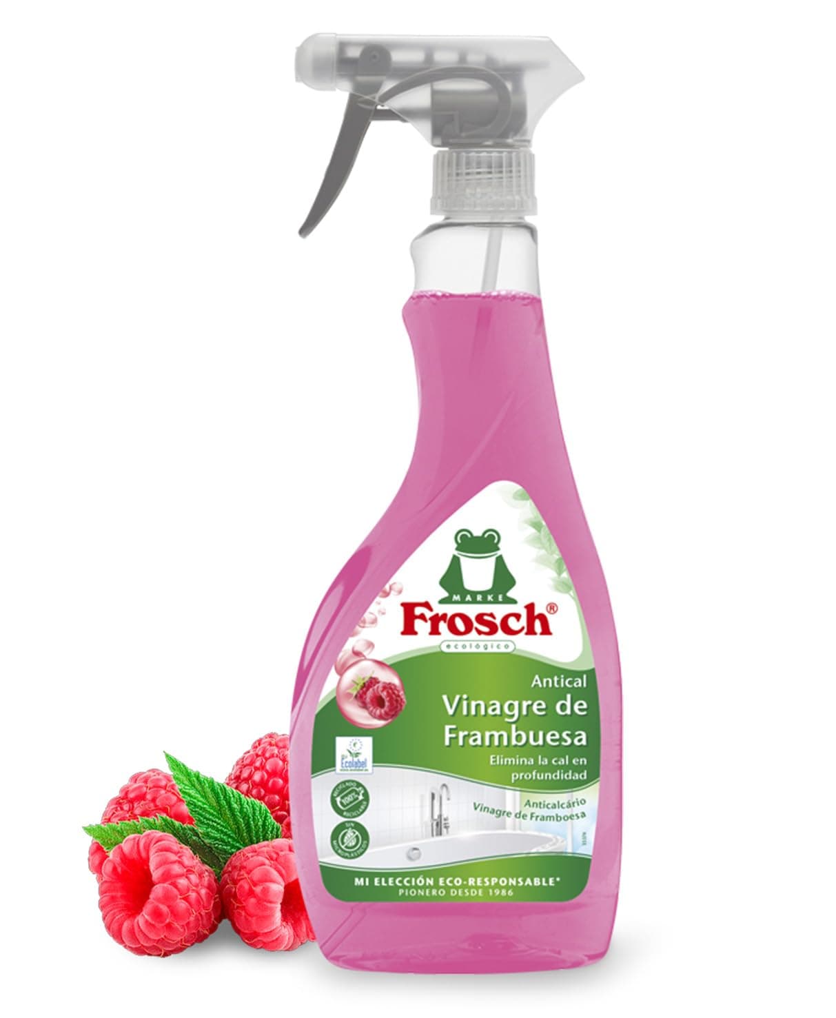 Eco Raspberry Vinegar Bathroom Cleaner Spray 500 ml