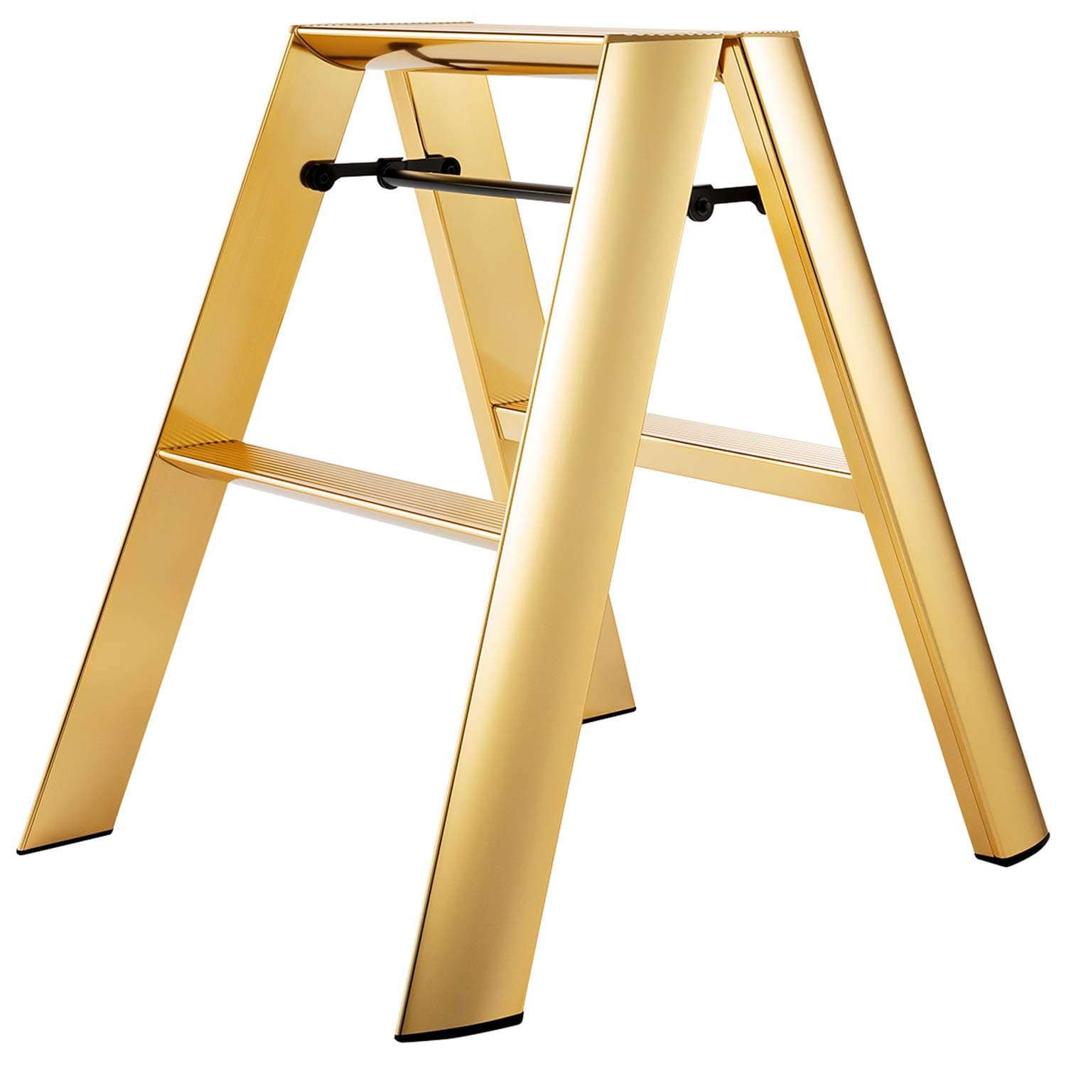 Ladders Lucano Step Stool Premium Edition 2 Step Gold