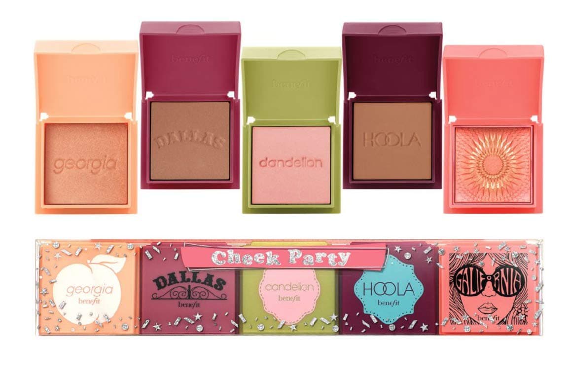 Benefit Cheek Party 5 Mini Blushes & Bronzer Gift Set