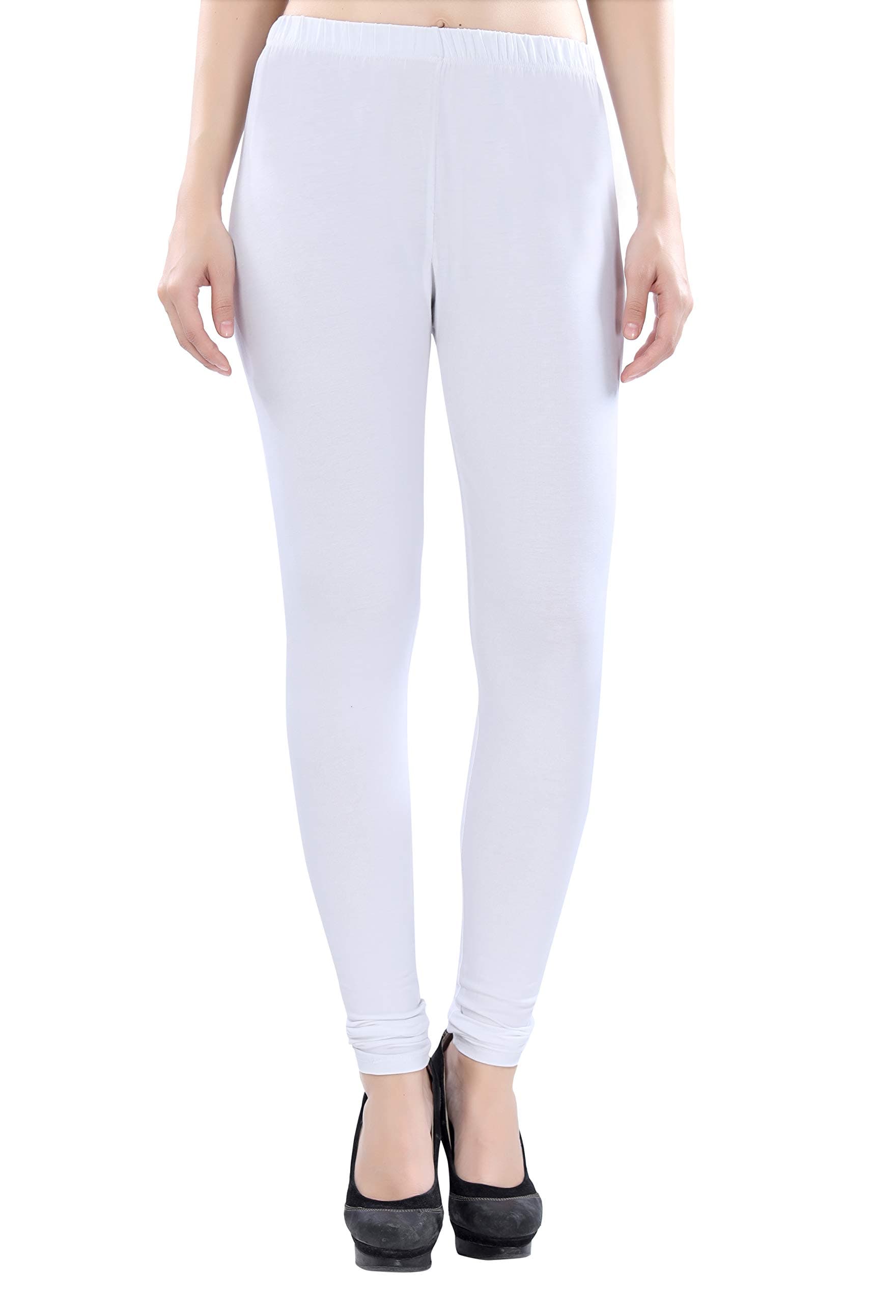 TRASAUltra Soft Cotton 4 Way Stretchable Churidar Solid Regular and Plus 20 Colours Leggings for Womens and Girls -Sizes :-M, L, XL, 2XL, 3XL, 4XL, 5XL, 6XL