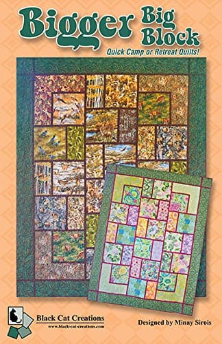 Bigger Big Block Quilt Pattern by Black Cat Creations