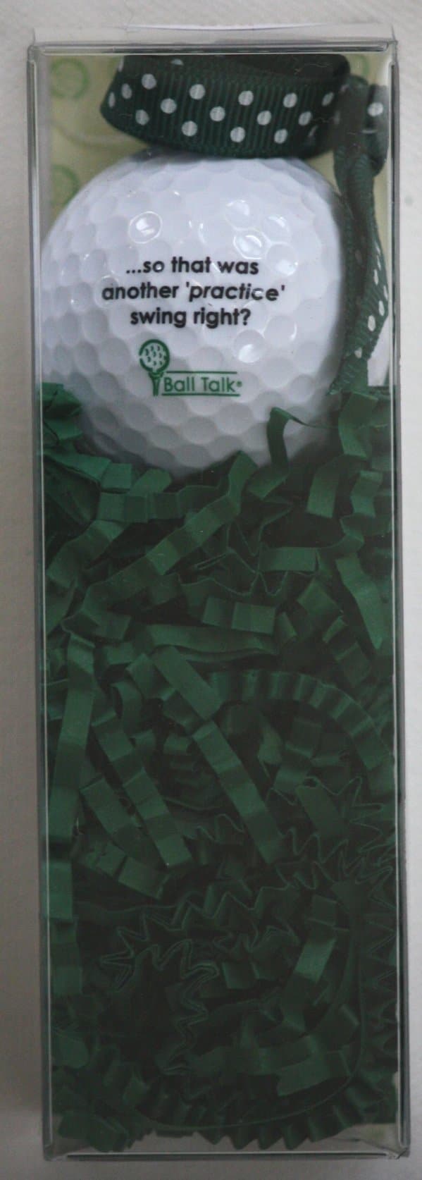 Golf Balls - (...so That was Another 'Practice' Swing Right? - Whiff Series) Golf Ball Ornament