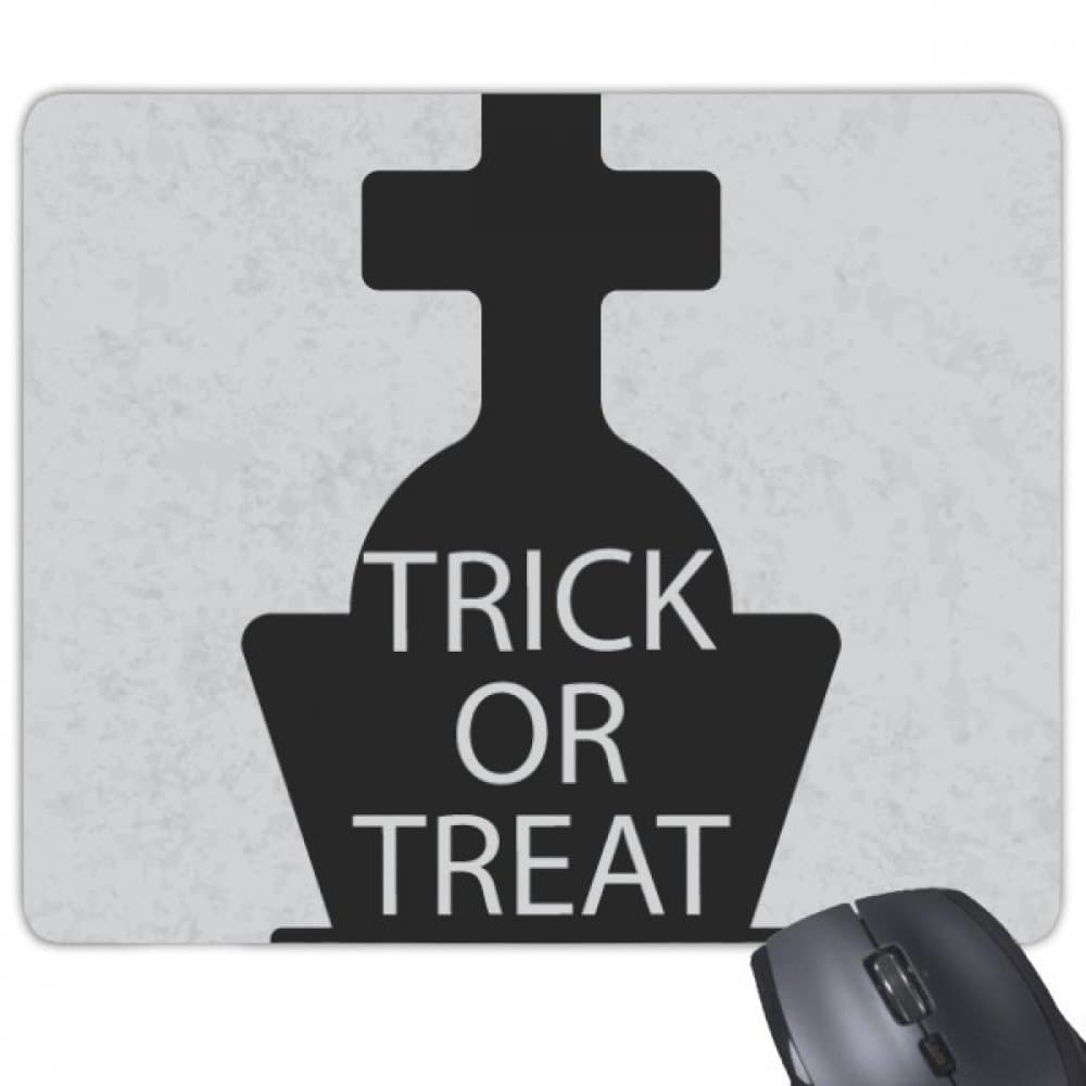 DIYthinker Halloween Cross Gravestone Rectangle Non-Slip Rubber Mousepad Game Mouse Pad Gift