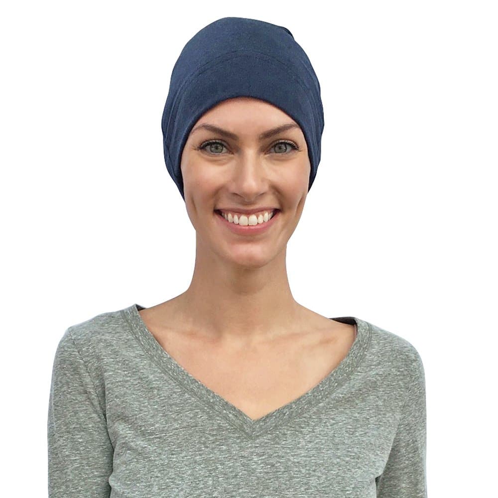 Cate and LeviCancer Hat, Chemo Caps Made in Canada, 100% Organic Cotton, Cancer and Sleep Headwear and Hats