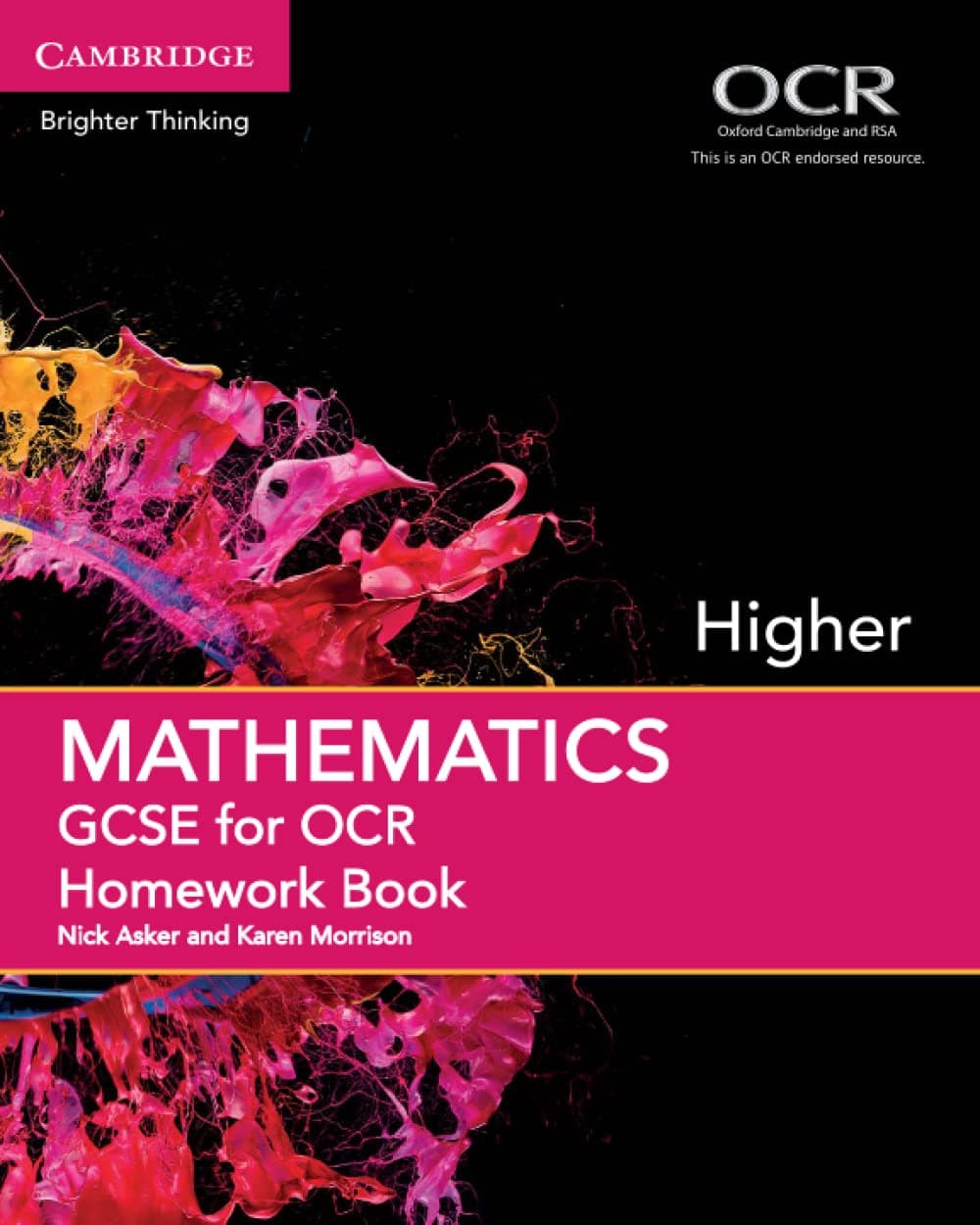 Gcse Mathematics for Ocr Higher Homework Book