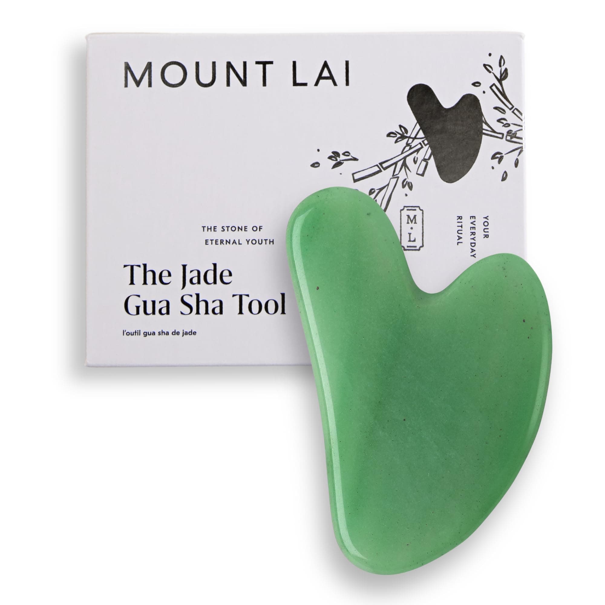 Mount Lai, The Jade Gua Sha Tool, 1 Tool