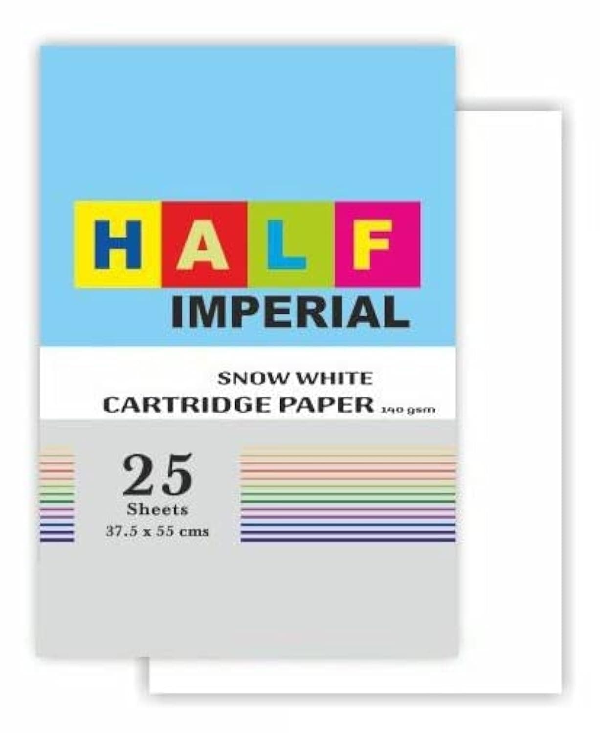 FIRST CLICK A2 Size Engineering Drawing Cartridge Paper Half Imperial Sheets, Architect Drawing for Students and Professional & Budding Artist Pack of 25 Sheets A2 Size Approx 55X37.5 cm