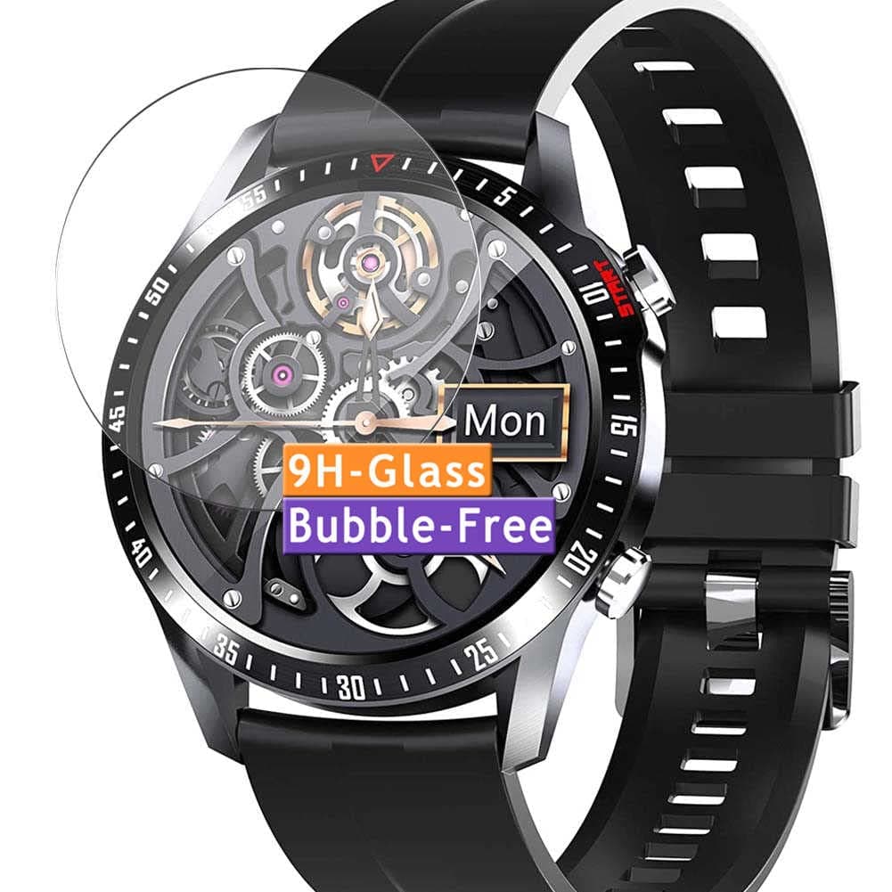 Vaxson 3-Pack Tempered Glass Screen Protector, compatible with PHIPUDS CK29 Q19 V1 1.28" Smart Watch smartwatch, 9H Protective Guard Film Protectors New
