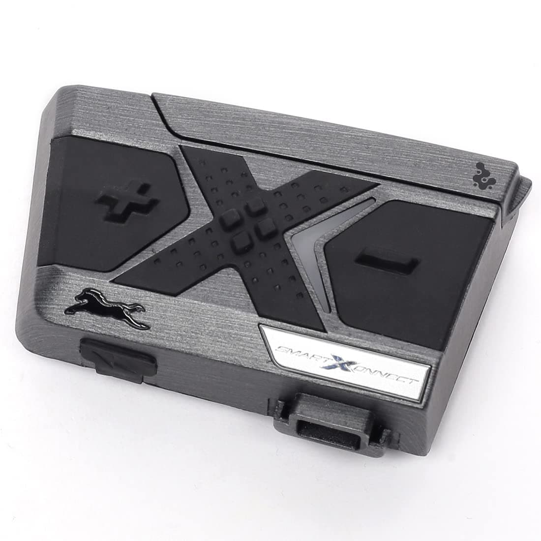 TVS Racing SmartXonnect S20X : Premium Helmet Bluetooth Device with Intercom Connecting 20 Devices, HD Sound, & 1.2 Km Range- Waterproof with 16 Hours Battery