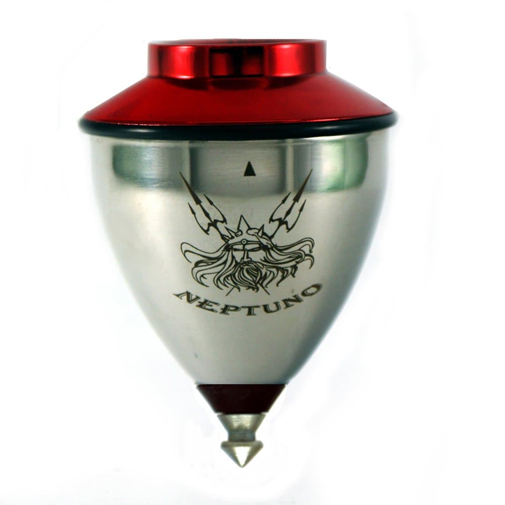 Spin Top Neptuno Roller - Bearing Tip SpinTop (Red)