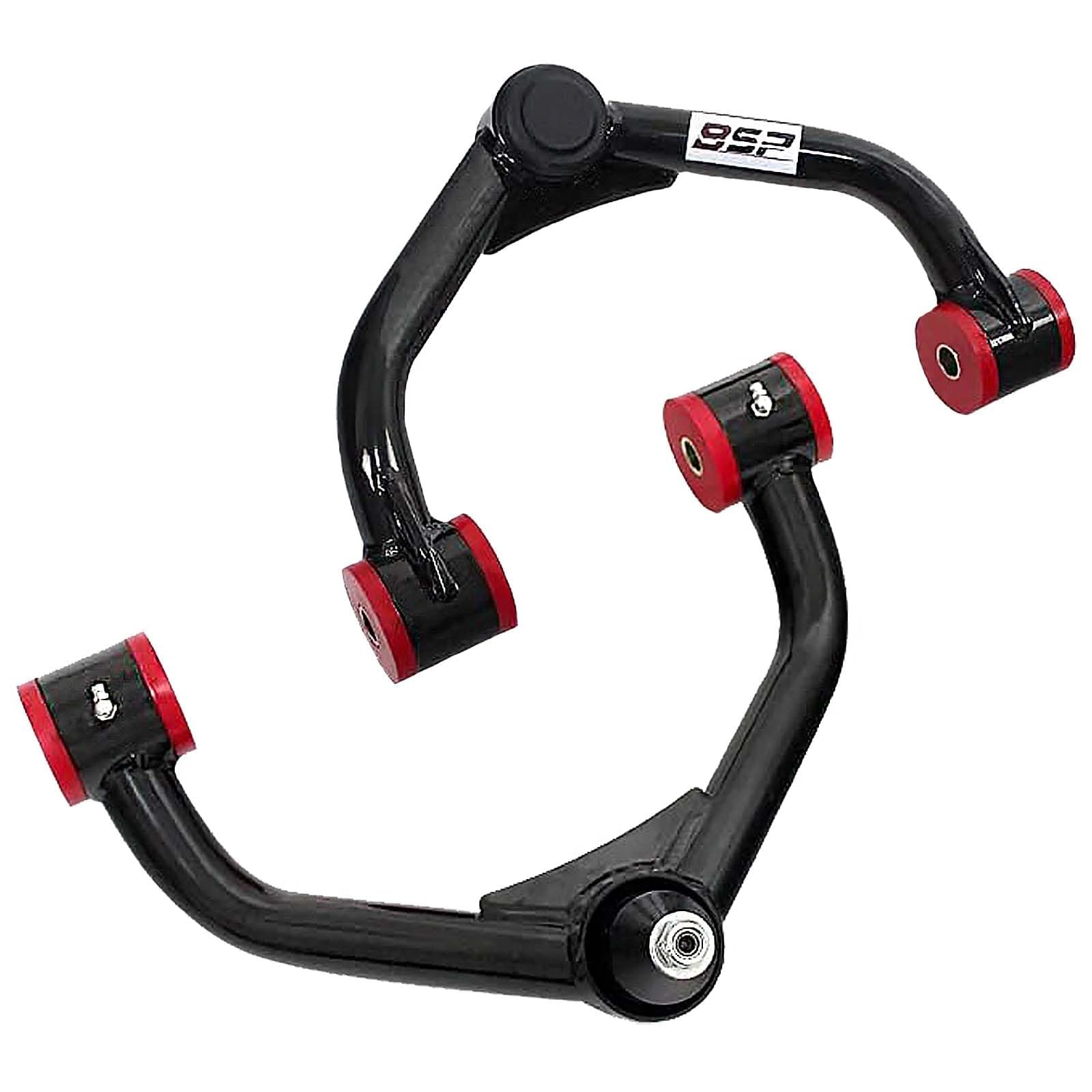 Front Upper Control Arms For 2-4" Lift Compatible for 2011-2019 GMC Sierra Chevy Silverado 2500 3500 HD 2WD 4WD 8 Lug w/Ball Joints, Heavy-Duty 3" Suspension Lift Kit, Pair Set