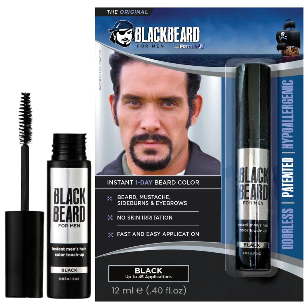 BLACKBEARD Styleforyou Men's Beard Formula X - (Black)