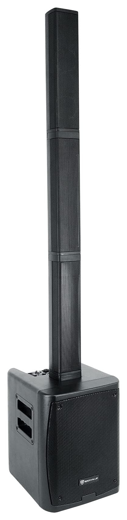 Titan Portable Array 1200W Battery Powered PA DJ Speaker System w/Subwoofer, Bluetooth 5.0, Rechargeable Battery, Built-in Mixer, for Outdoor Events and Small Gigs