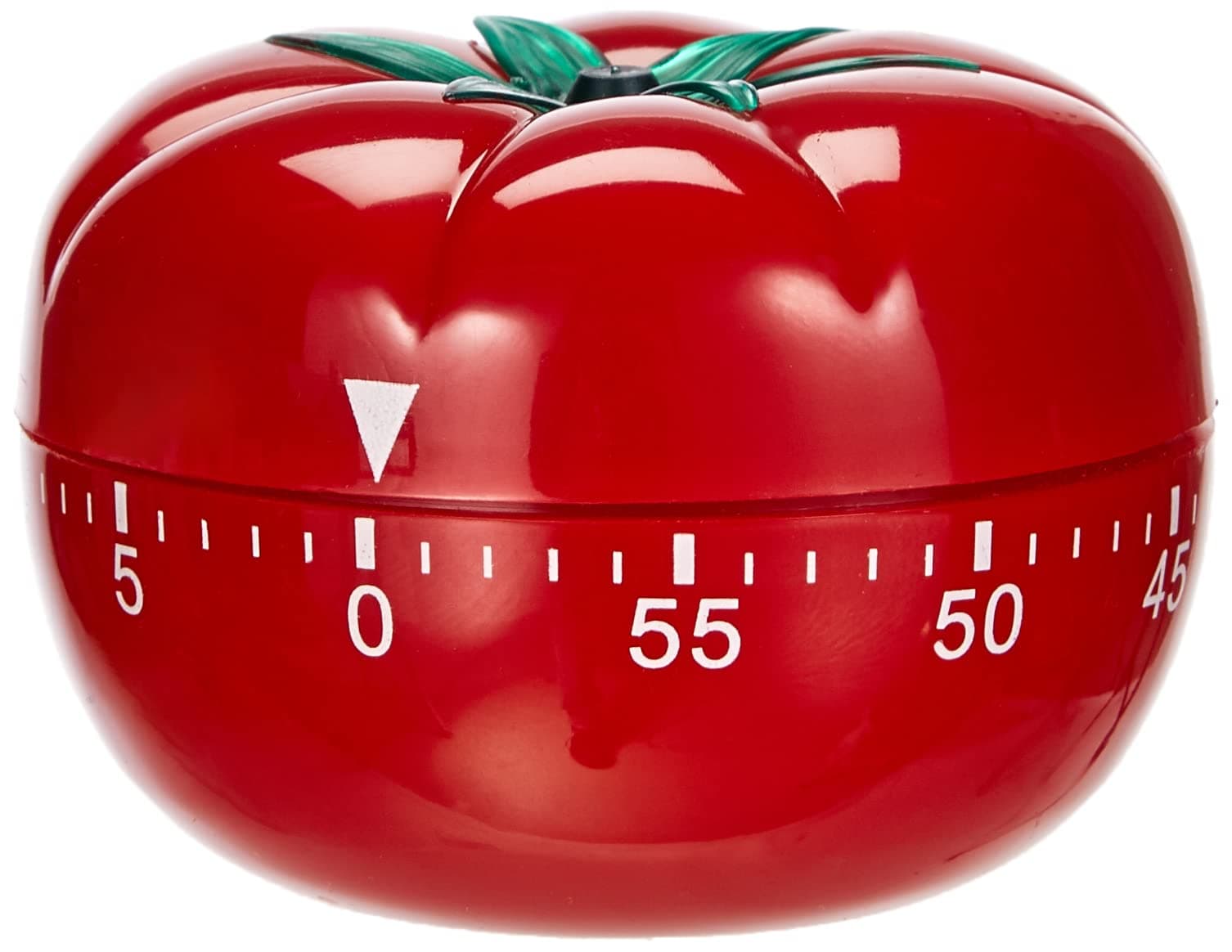 ADE TD1607 Mechanical Kitchen Timer. Tomato shaped Time measurer. Plastic ABS. Acoustic signal after the timeout. Reliable egg timer.