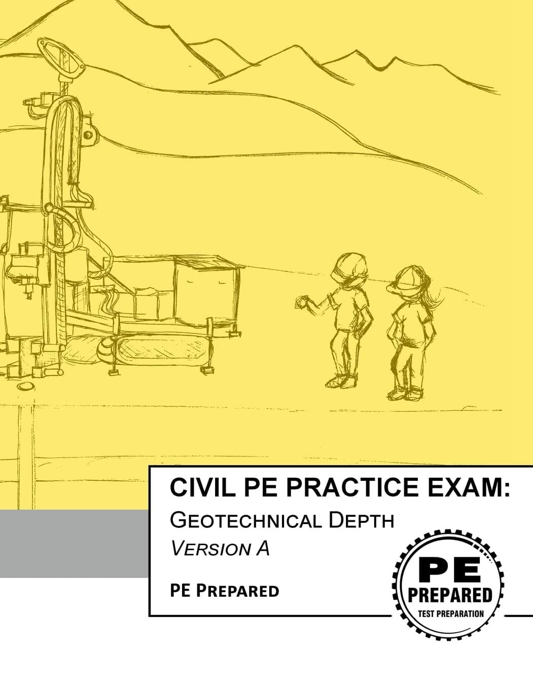 Civil Pe Practice Exam: Geotechnical Depth Version a