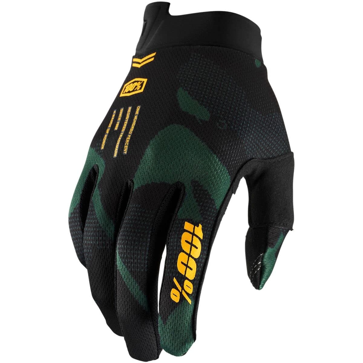 100%iTRACK Glove - Sentinel Black - MD