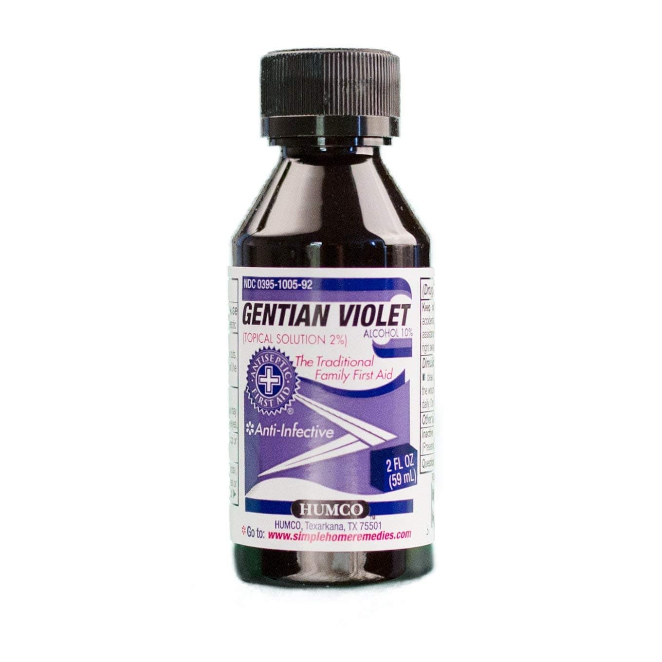 GENTIAN VIOLET SOL 2% ***HUM Size: 2 OZ