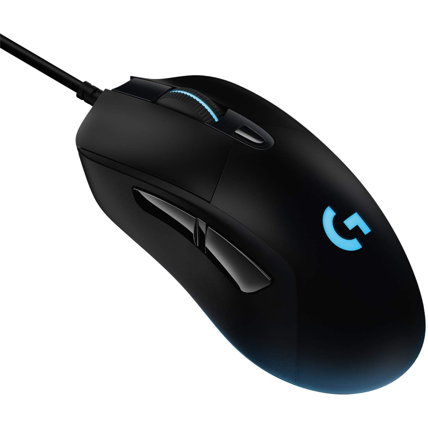 Logitech G403 HERO gaming mouse with HERO 25K DPI sensor, LIGHTSYNC RGB, light weight of 87g and optional 10g weight, PC/Mac - black