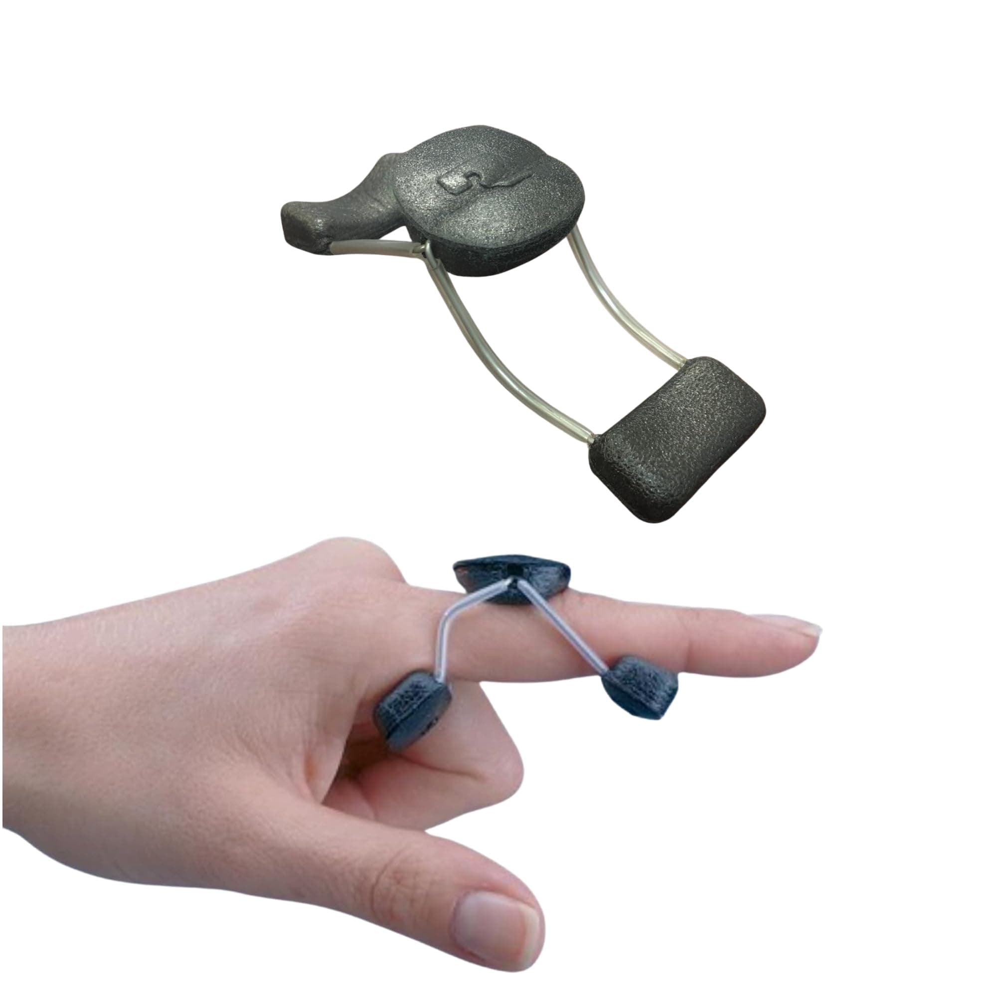 Sof-Stretch Extension Splint, X-Small, Black, Finger Brace & Knuckle Immobilization Device, Recovery & Rehabilitation Aid for Edema, Joint Extension & Contractures, Support for Injured Fingers