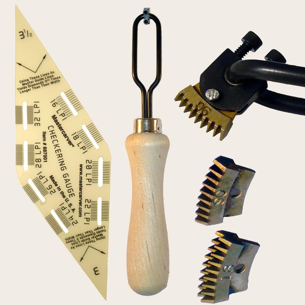 Pro Gunsmith Gunstock Checkering Tool Set