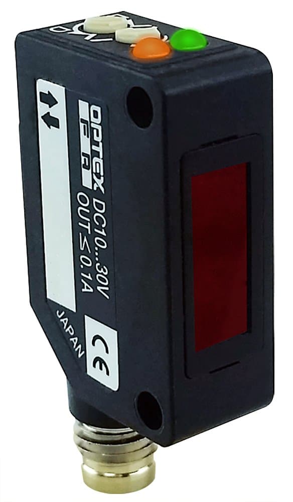 400mm diffuse reflective laser beam photoelectric sensor PNP output M8 4 pin QD