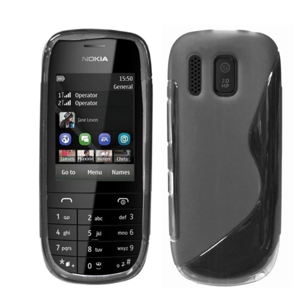 BLUETRADE S Type TPU Case for Nokia 202 - Transparent