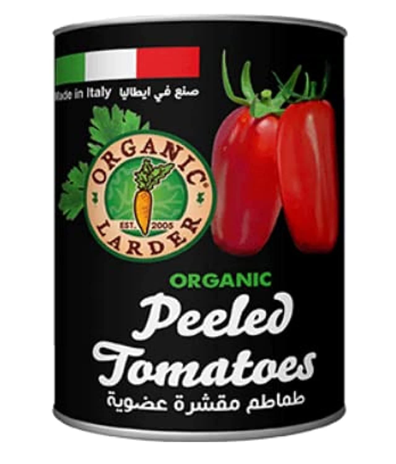 ORGANIC PEELED TOMATOES 400G