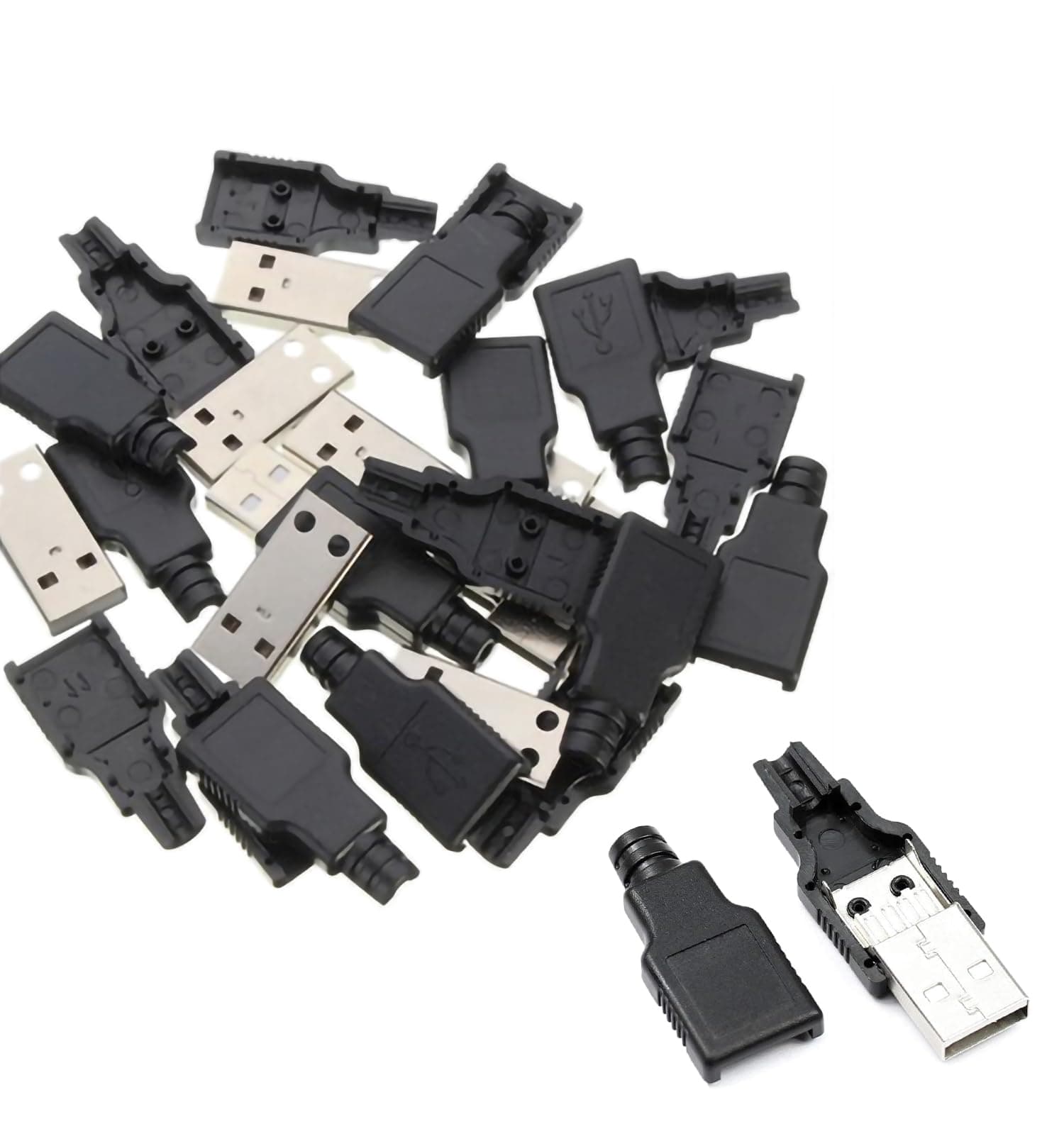 20pcs USB 2.0 Type A Male USB