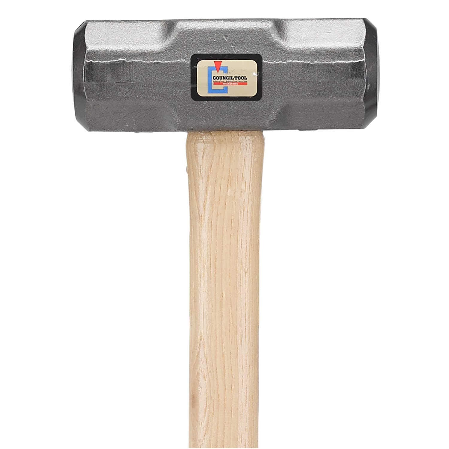 Council Sledgehammer, 8 lb. head, 36" hickory handle