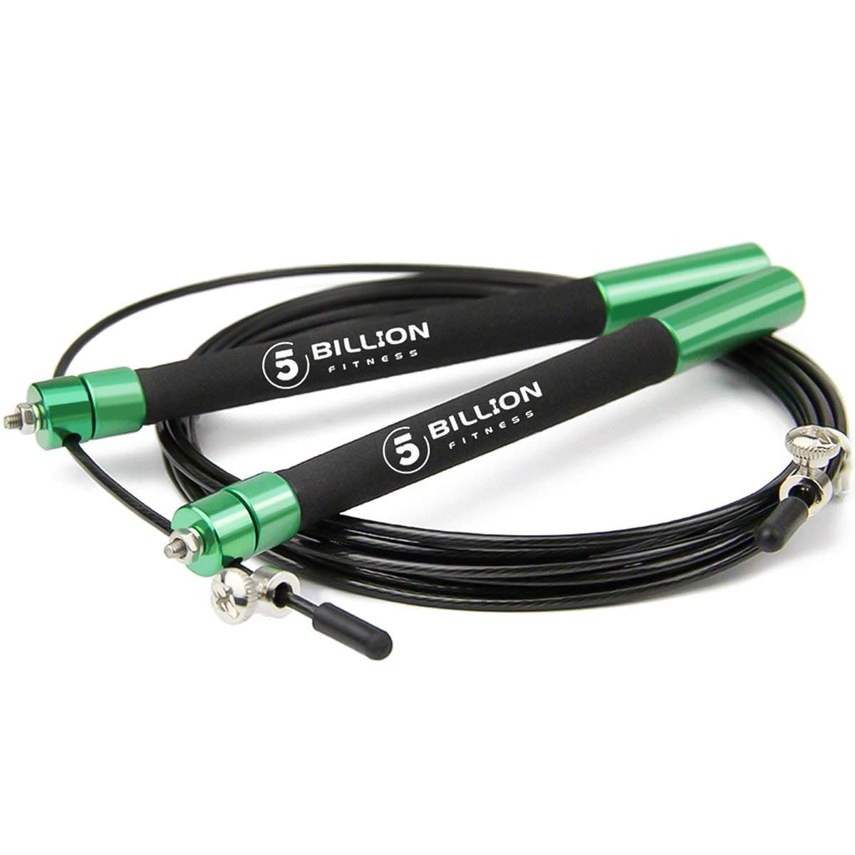 5BILLION Speed Jump Rope - Aluminum - Workout for Double Unders, Exercise, WOD, Outdoor, MMA & Boxing Training