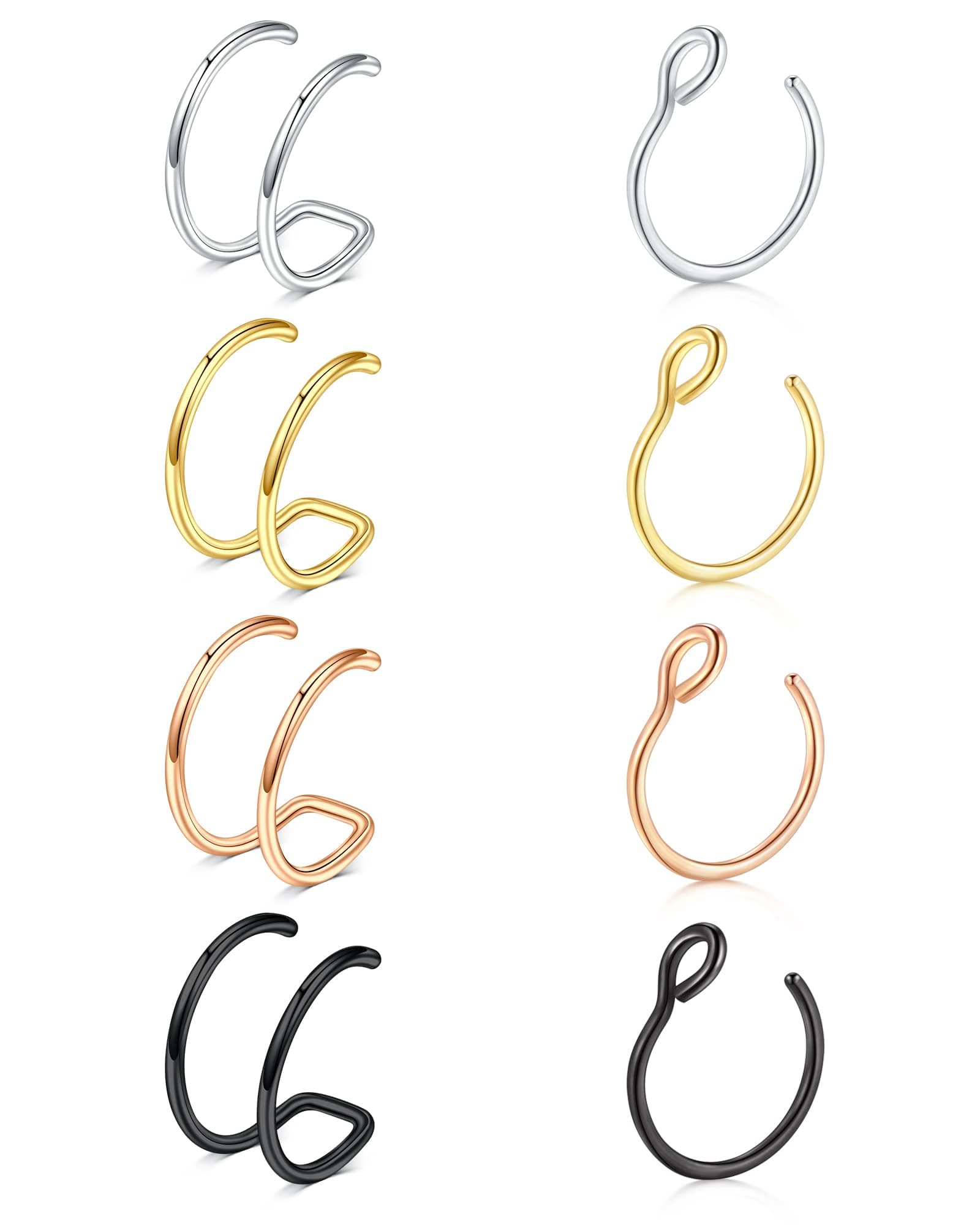 fake nose hoop2 style