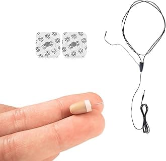 Spy Earpiece Hidden Wireless Earphones Invisible Headset Phone Microphone Exam - Mini Secret Headphone Listening Device Hearing Cheating (Spy Earpiece Vip Pro SuperMini Beige + Microphone)