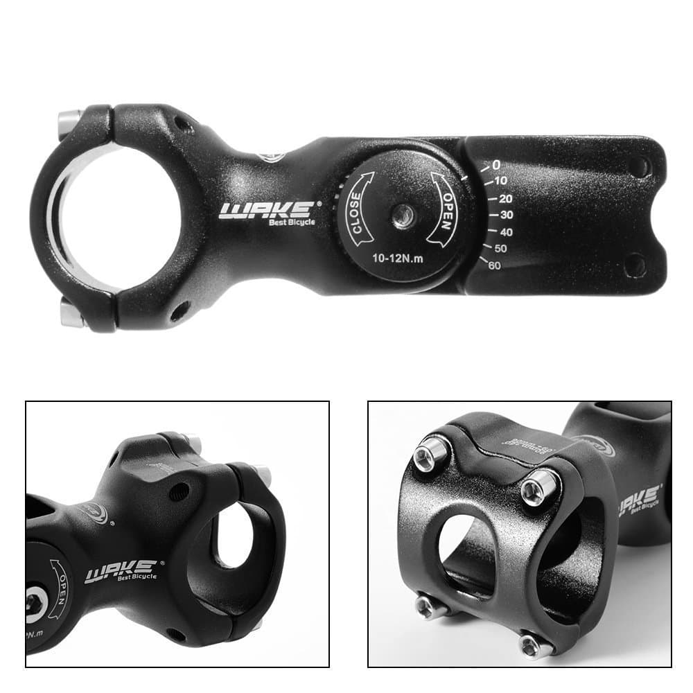 Outtek 0-60 Degree 110 mm Adjustable Bicycle Handlebar Extender MTB Bike Stem Raiser Head Up Riser