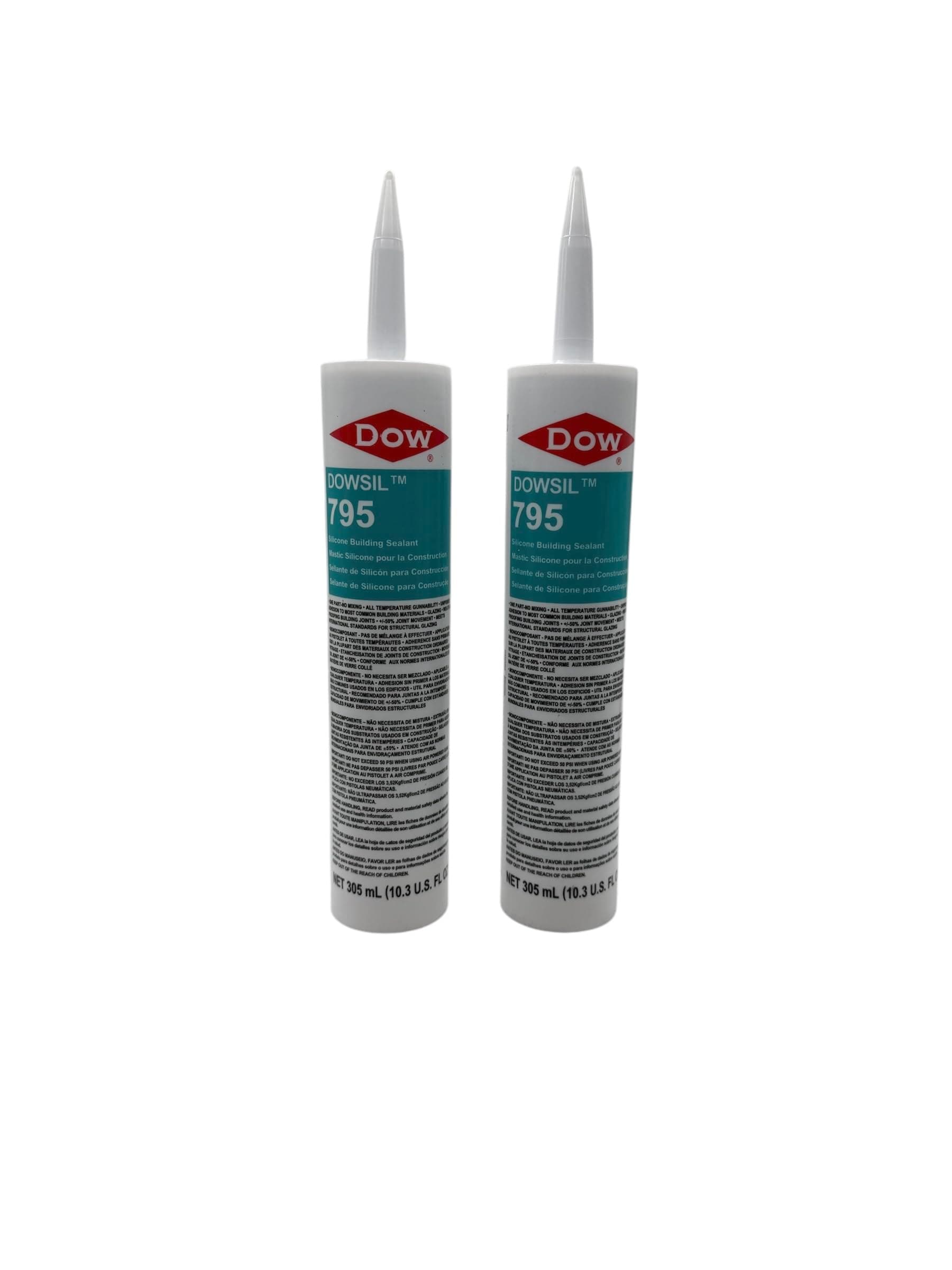 795 Silicone Building Sealant Gray (2-Pack)