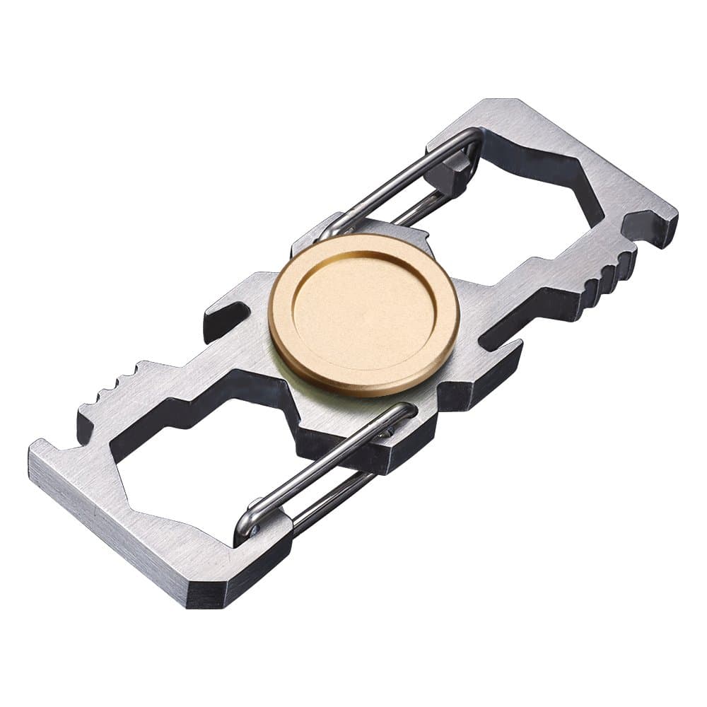 TOPROAD Fidget Spinner ,Multi-function Fidget Spinner Anti-Anxiety 360 Spinner Helps Focusing Fidget Toys 6 In 1 EDC Outdoor Multi Tool Stainless Steel Best Stress Reducer Relieves ADHD