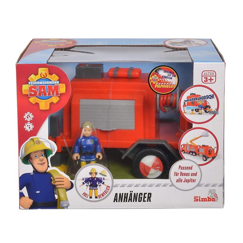 Simba - FIREMAN SAM TRAILER INCL. 1 FIGURINE