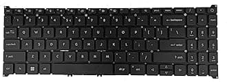 Replacement Keyboard Compatible with Acer Aspire S50-54, 3 A315-24P A315-59G A315-510P. 5 A515-47 A515-57G. 7 A715-51 A715-52 A715-76G. Swift X SFX16-51G. Nitro V15 ANV15-51