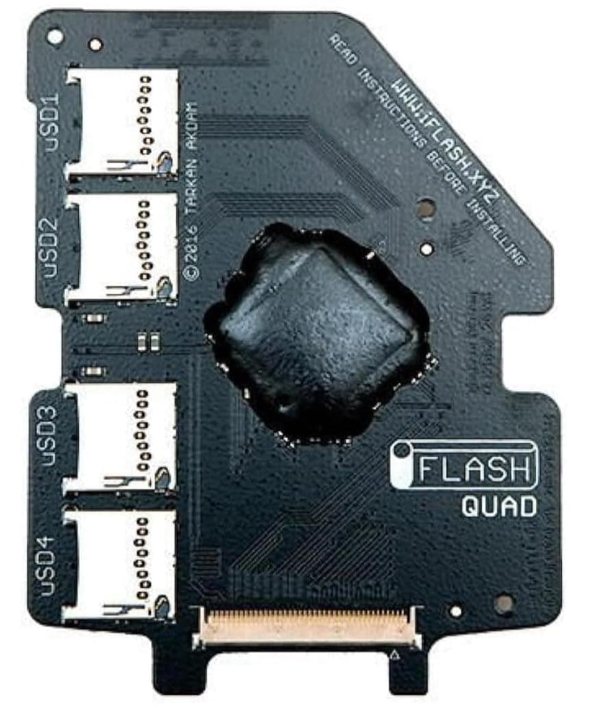 [iFlash – Quad, Quad MicroSD Adapter for the iPod Conversion Adapter [Genuine]