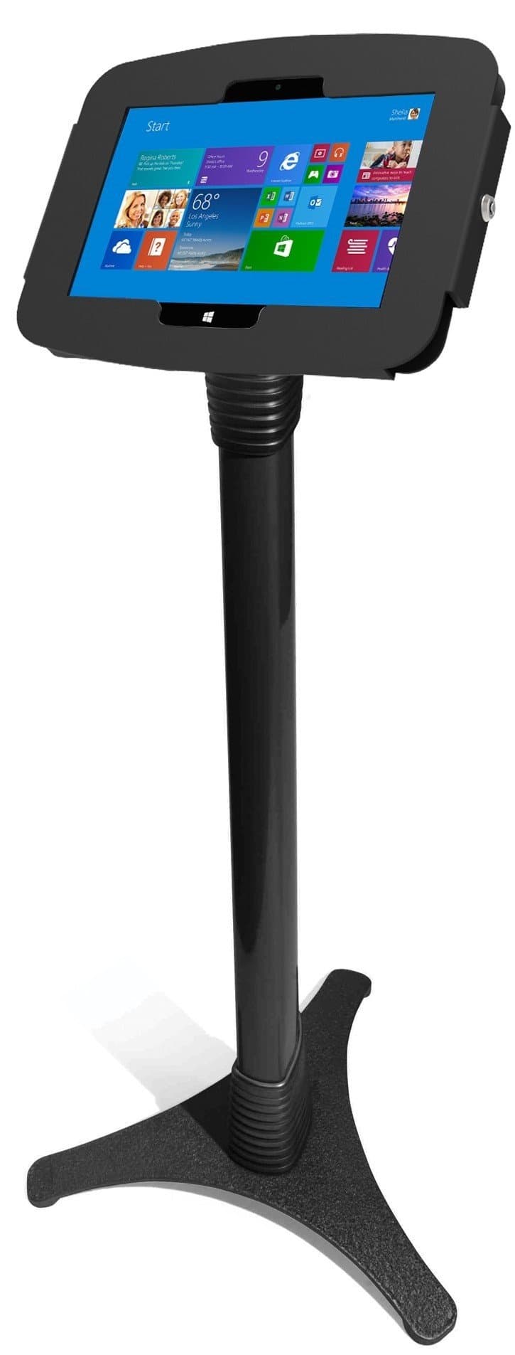 Maclocks 147B530GEB Space Enclosure Kiosk with Adjustable Stand for Surface Pro 3 39-45 Inches (Black)