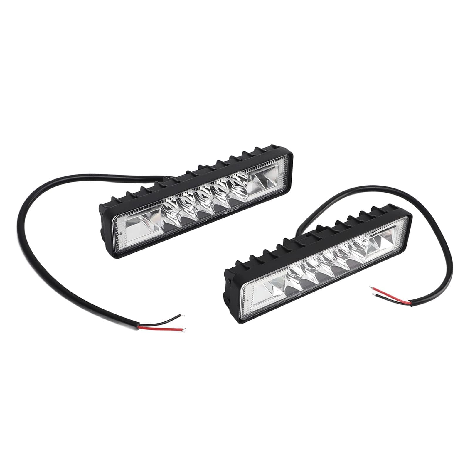 Illuminate Your Off-Road Adventures with 2Pcs LED Work Light Bar - 12‑85V 48W IP67 Waterproof - Ideal for Trucks, Tractors, and Boats - Reliable and Bright Lighting Solution