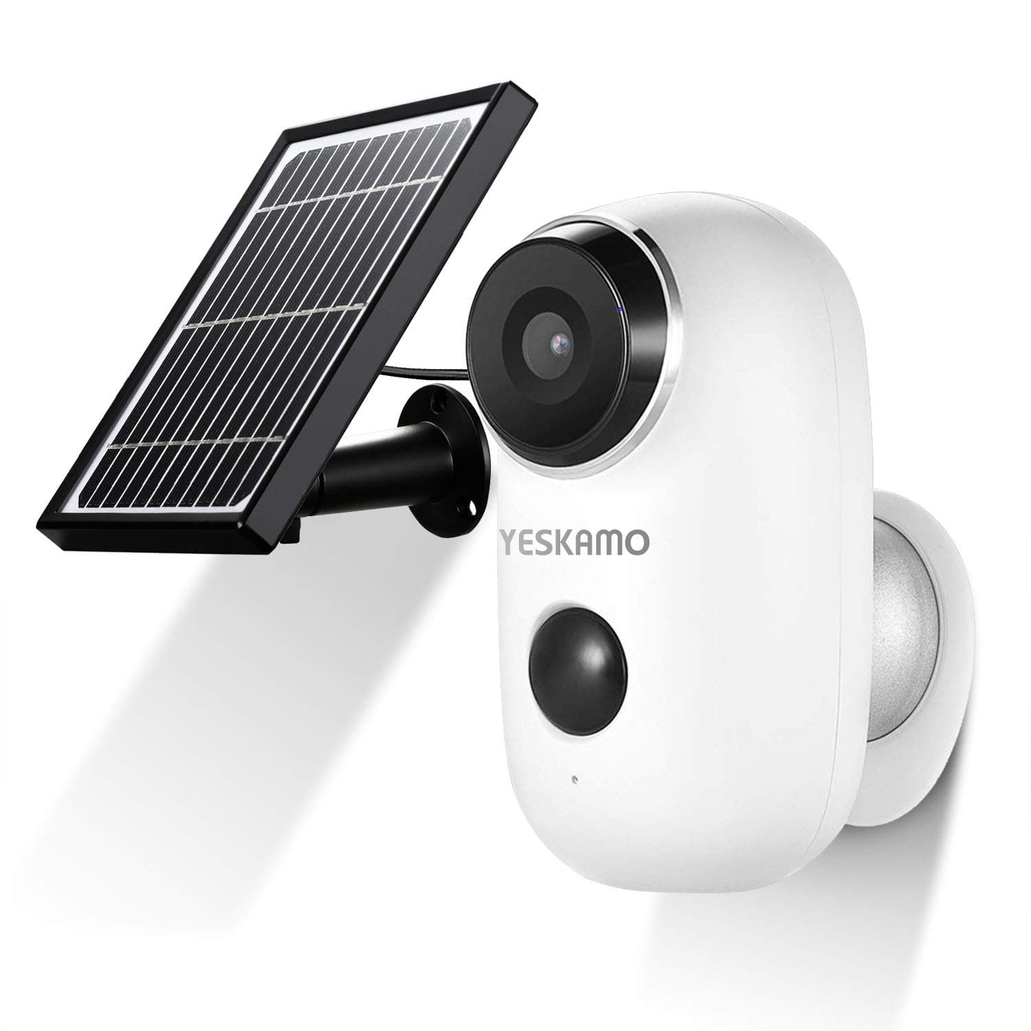 Battery Security Camera Wireless - Solar Powered IP Camera Outdoor 1080P HD Rechargeable Battery Powered WiFi Camera for Home Security, House Video Surveillance System 2 Way Audio Motion Detection