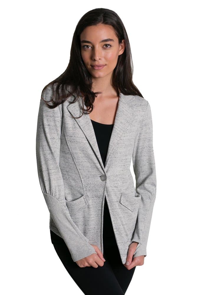 Women's Blazer-Med-Lt. Grey Marled