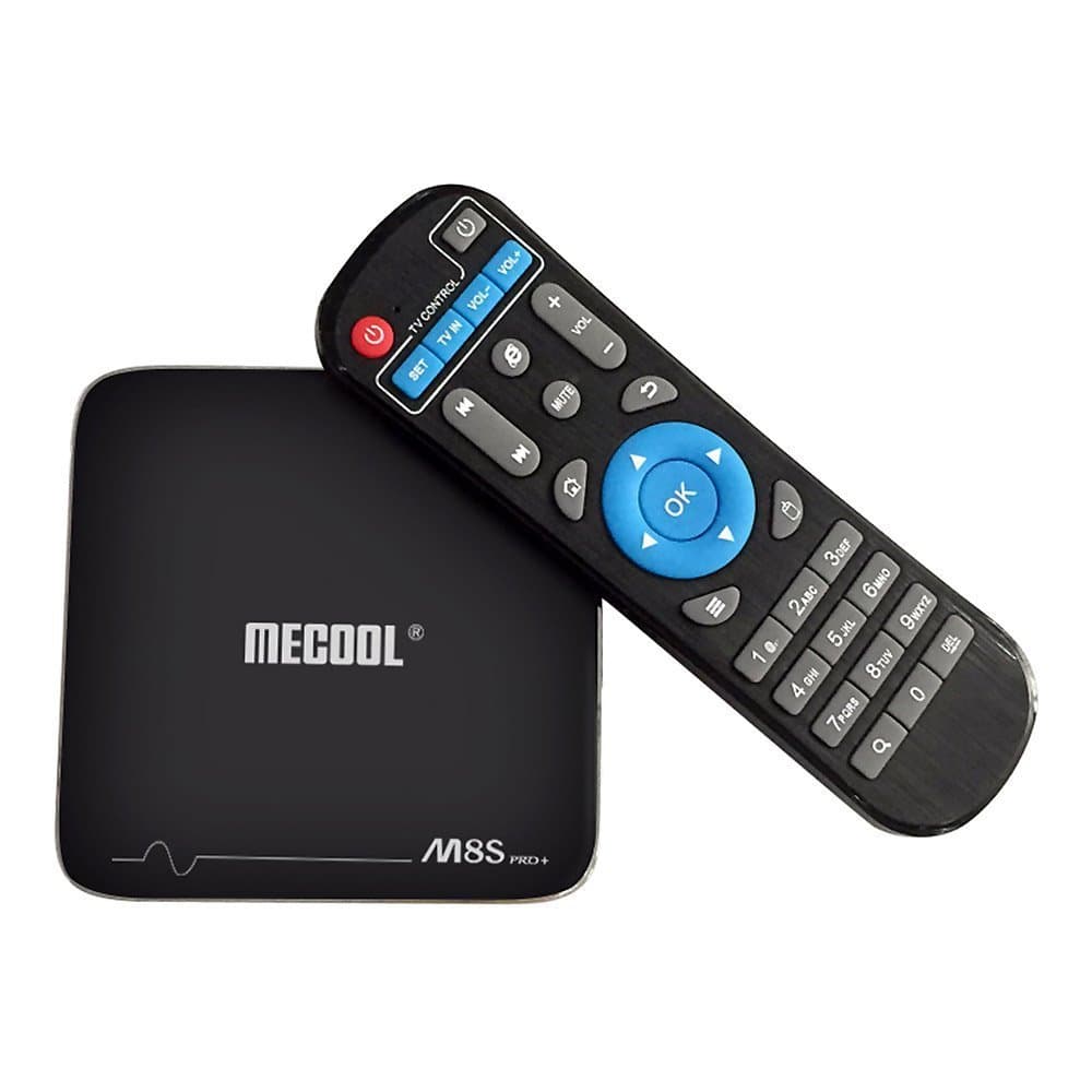 QheTrend MECOOL M8S PRO+ TV Box Latest Android 7.1 Amlogic S905X 64 bit Quad-core DDR3 2GB 16GB BT4.1 2.4 WiFi 4K UHD