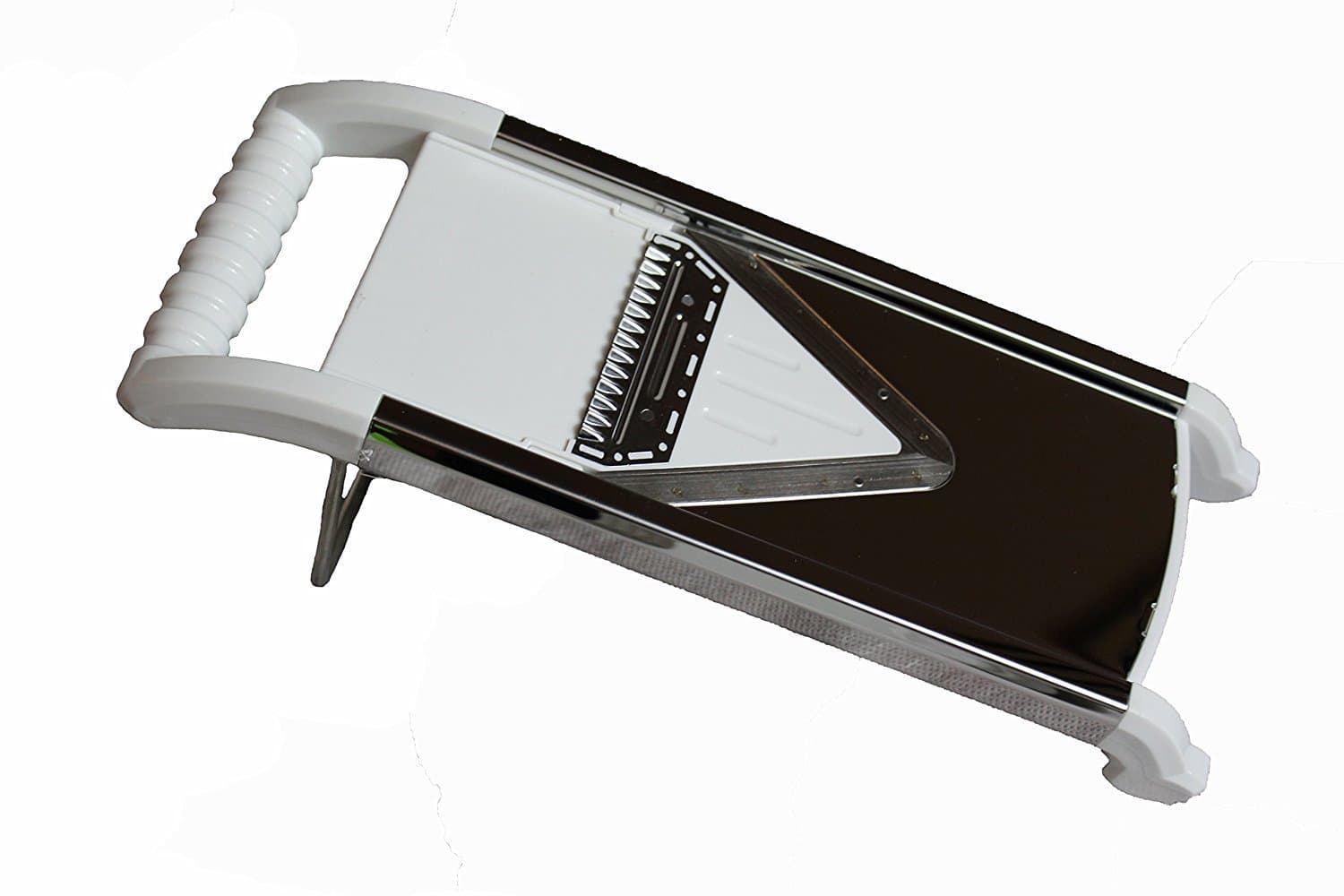 Chakemo 5 Changeable V Blade Kitchen Mandoline Slicer Set w/ Safety Guard