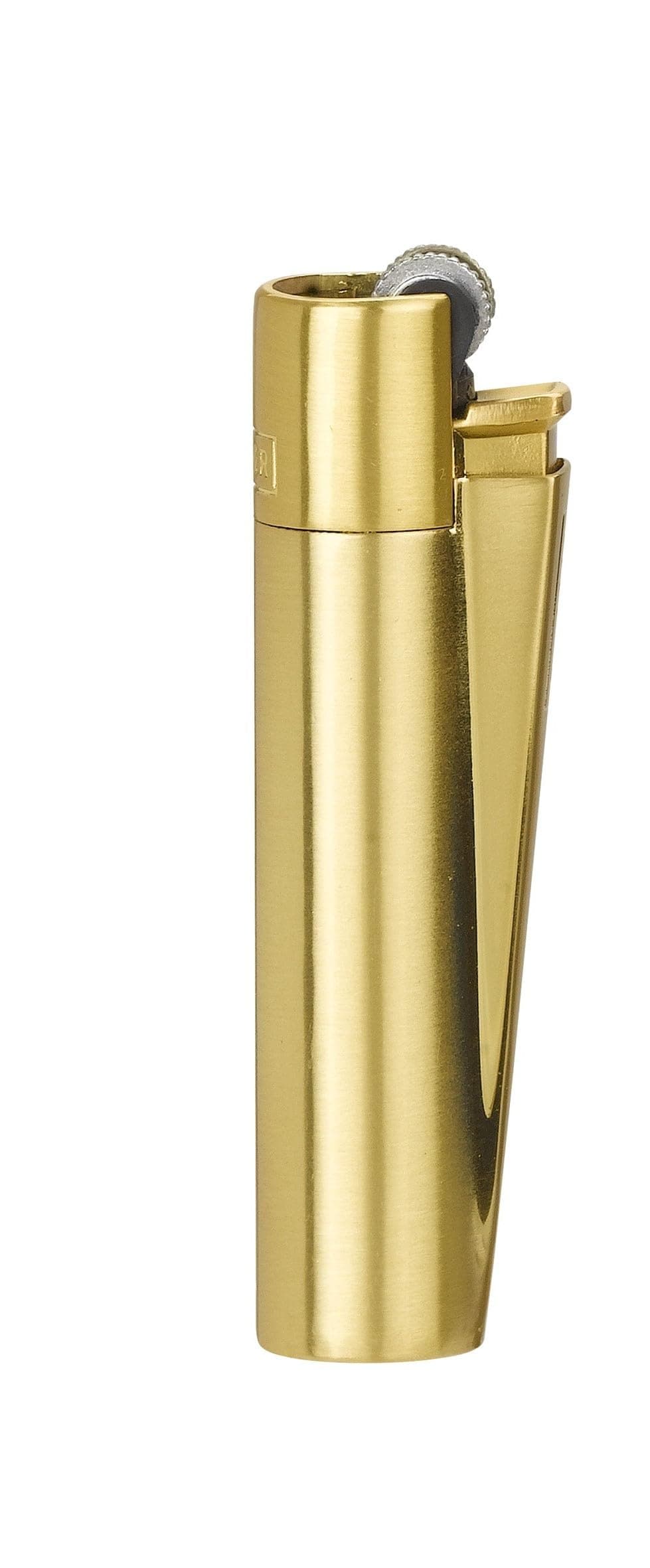 Metal Lighter - Iconic Premium Refillable Butane Lighter - Replace Butane, Flint, and Spark Wheel for Unlimited Lights - Long-Lasting Durable Metal Body - 1 Pack - Gold